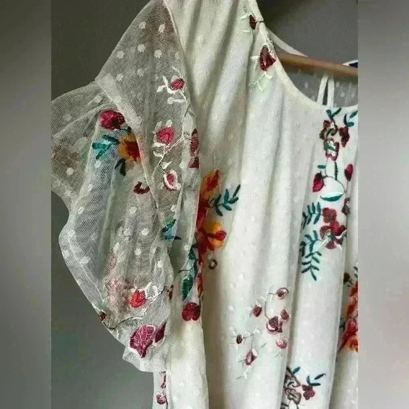 Bluheaven Embroidered Lace Babydoll Dress size M - Picture 5 of 11